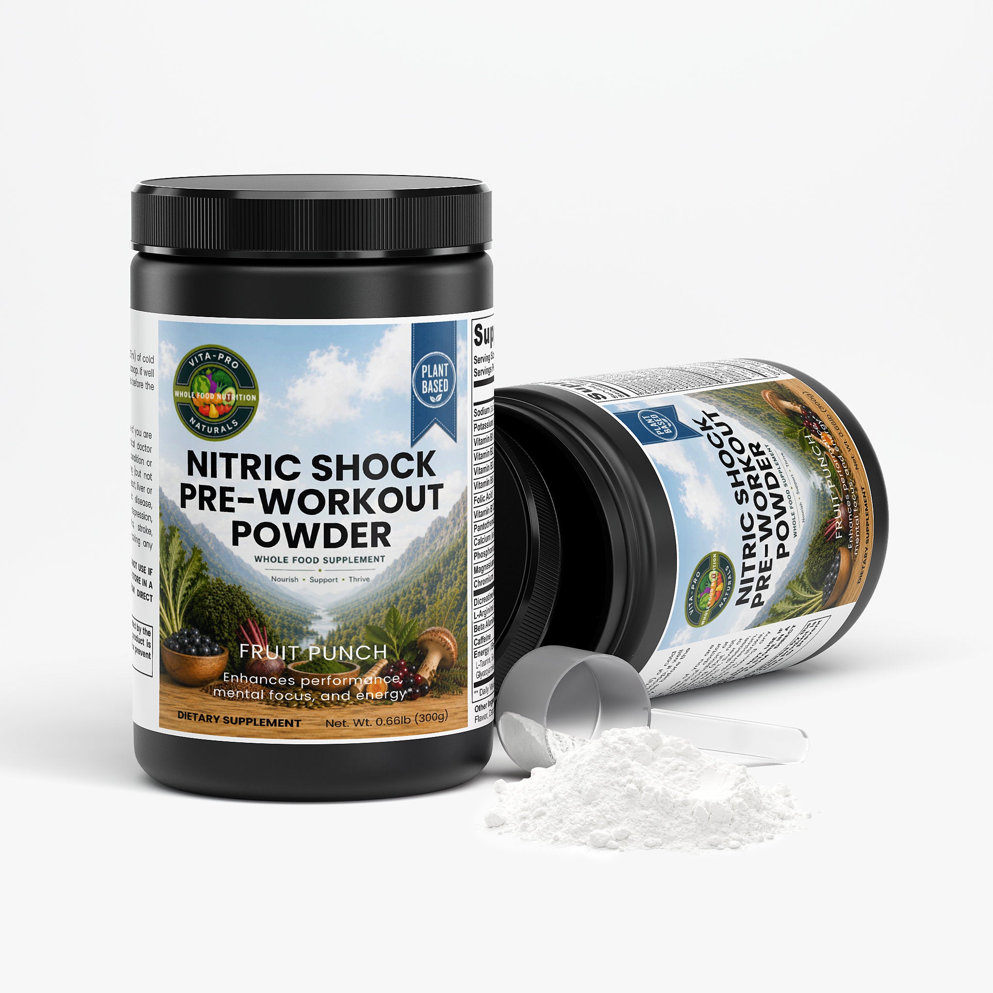 Nitric Shock Pre-Workout Powder (Fruit Punch)