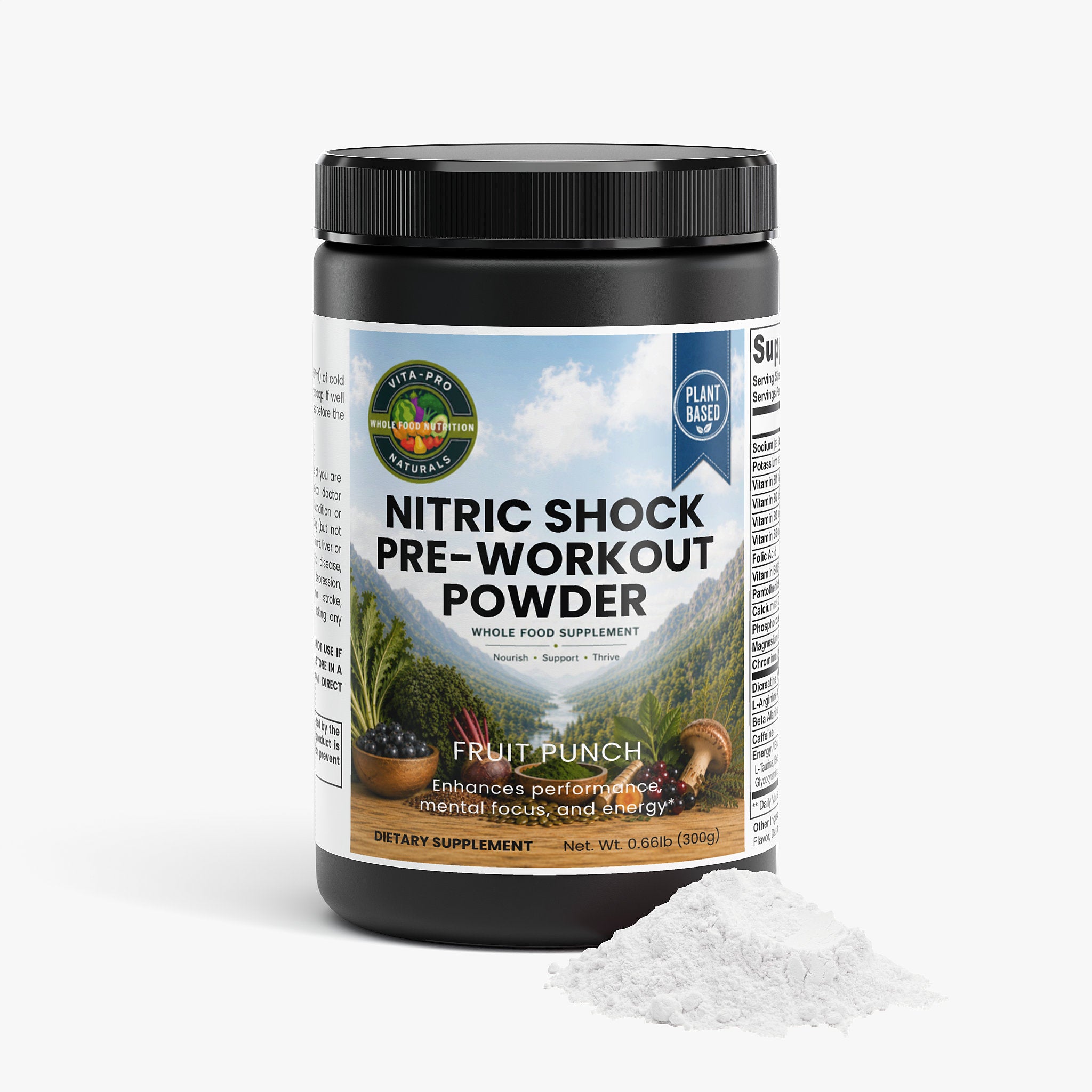 Nitric Shock Pre-Workout Powder (Fruit Punch)