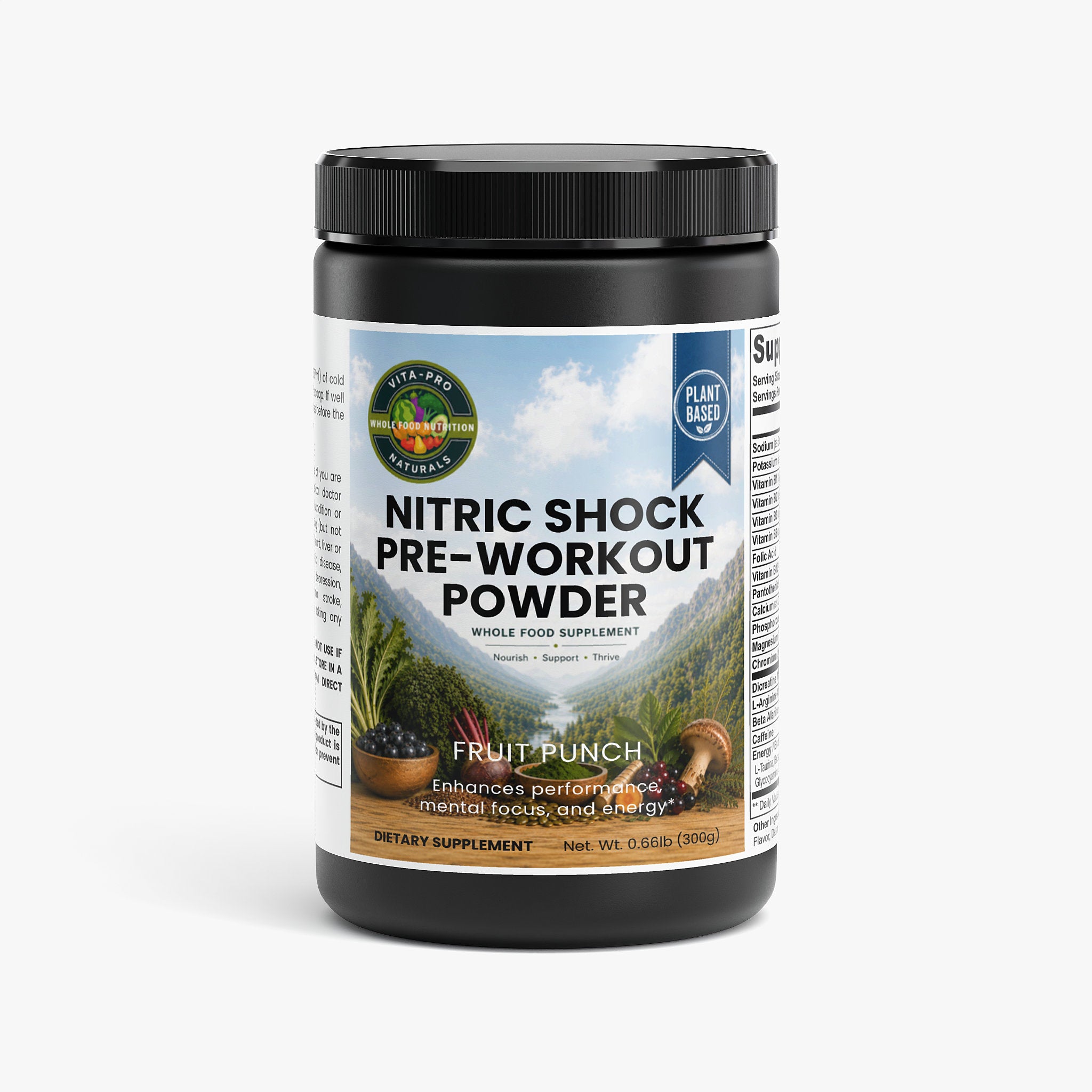 Nitric Shock Pre-Workout Powder (Fruit Punch)